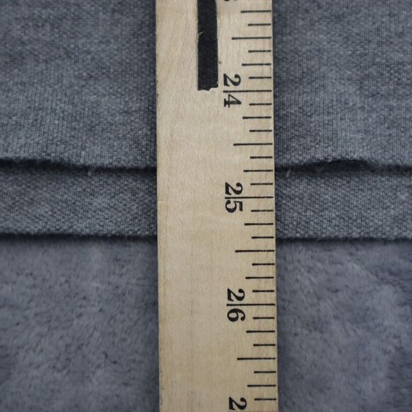 Ralph Lauren Shirt Mens L Gray Custom Fit Chest Button Short Sleeve Collared Top - Picture 5 of 16